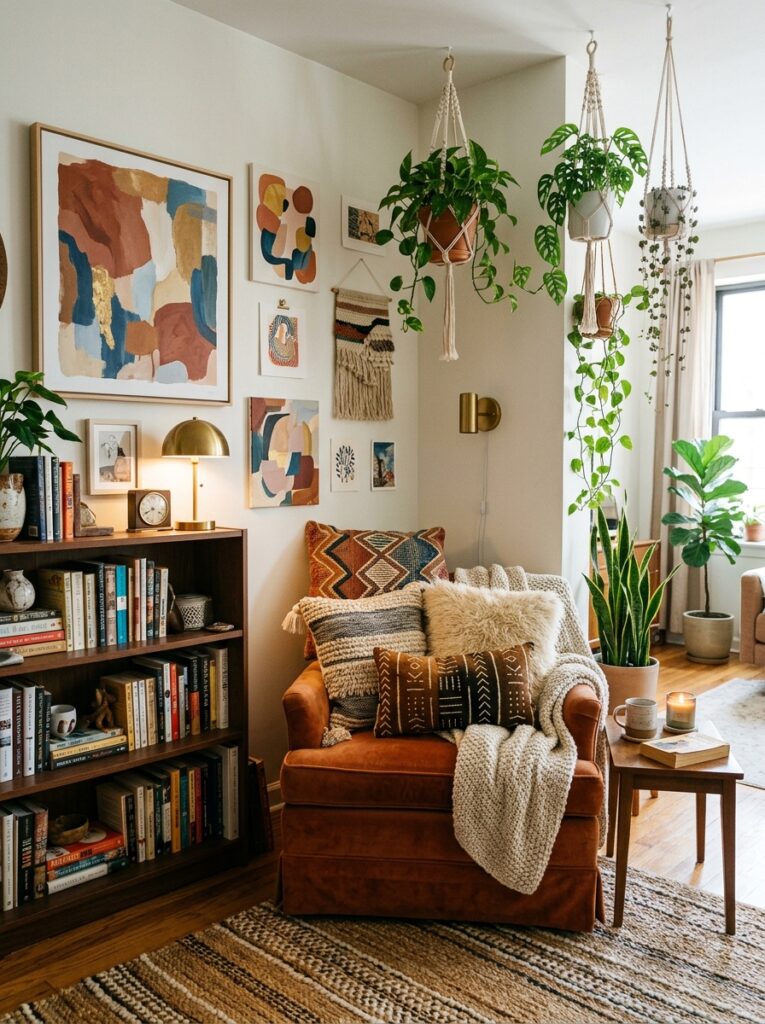apartment corner with abstract art 202605241446