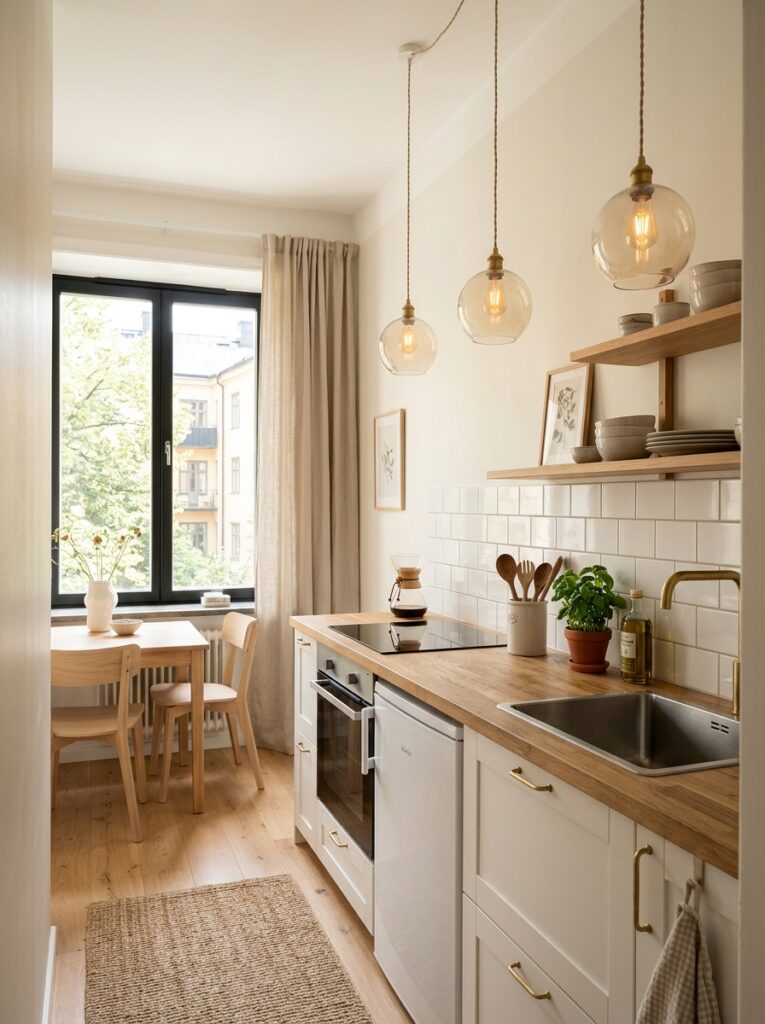 apartment kitchen beige white tones 202605171550