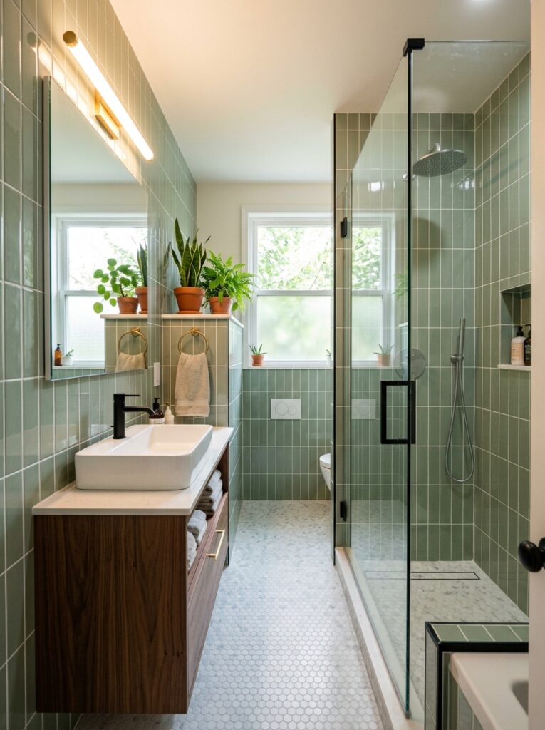 bathroom with sage green tiles 202605251134 (1)