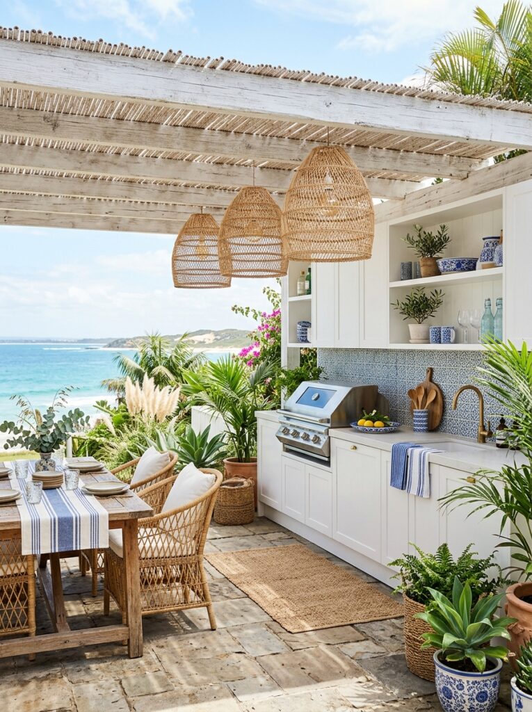 coastal outdoor kitchen with white 202605191536