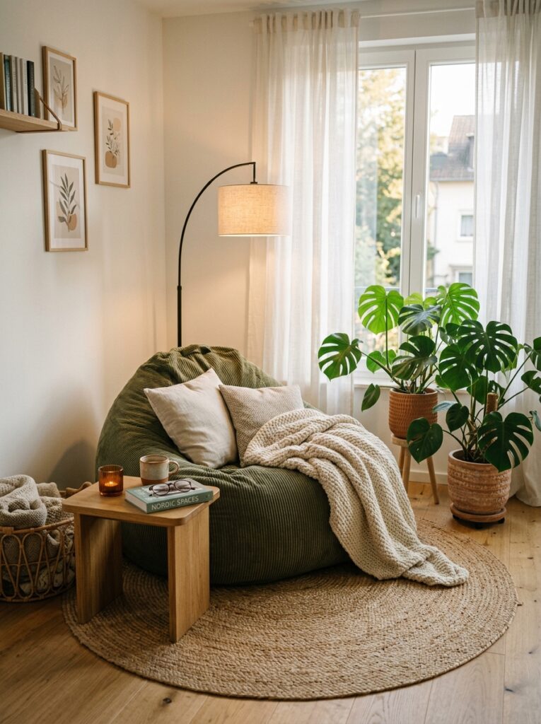 cozy corner with bean bag 202605241439