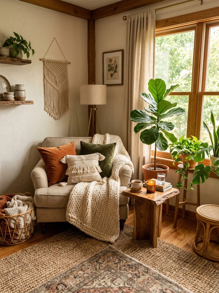 cozy living room with knit 202605241452