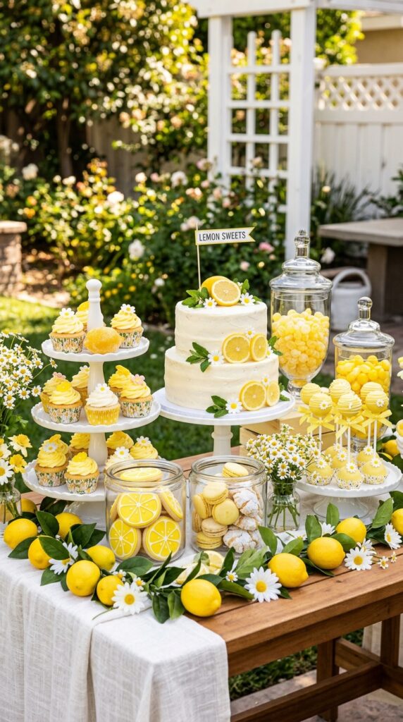 elegant lemon dessert table 202605302211