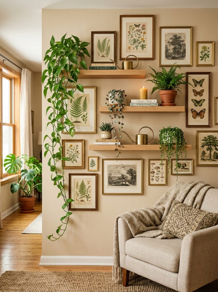 gallery wall with plants 202605261114