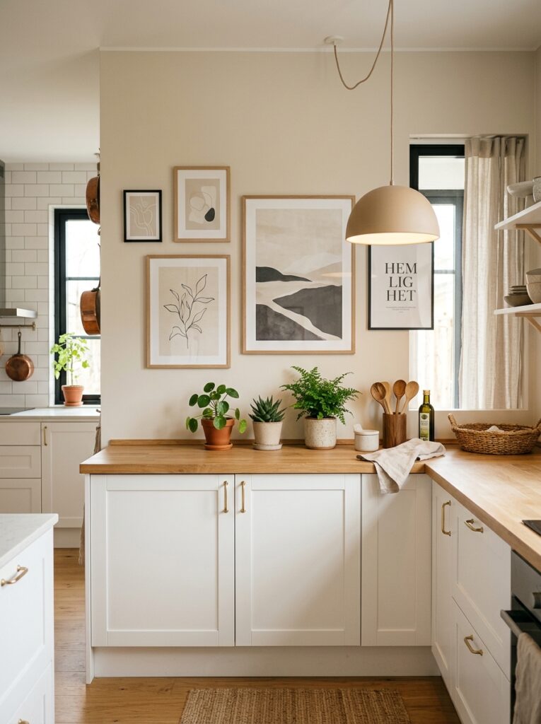 kitchen wall art gallery neutral 202605191448