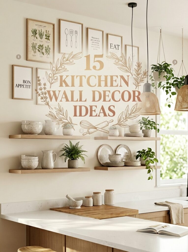 15 Kitchen Wall Decor Ideas for a Stylish and Cozy Cooking Space kitchen wall decor ideas 202605191436
