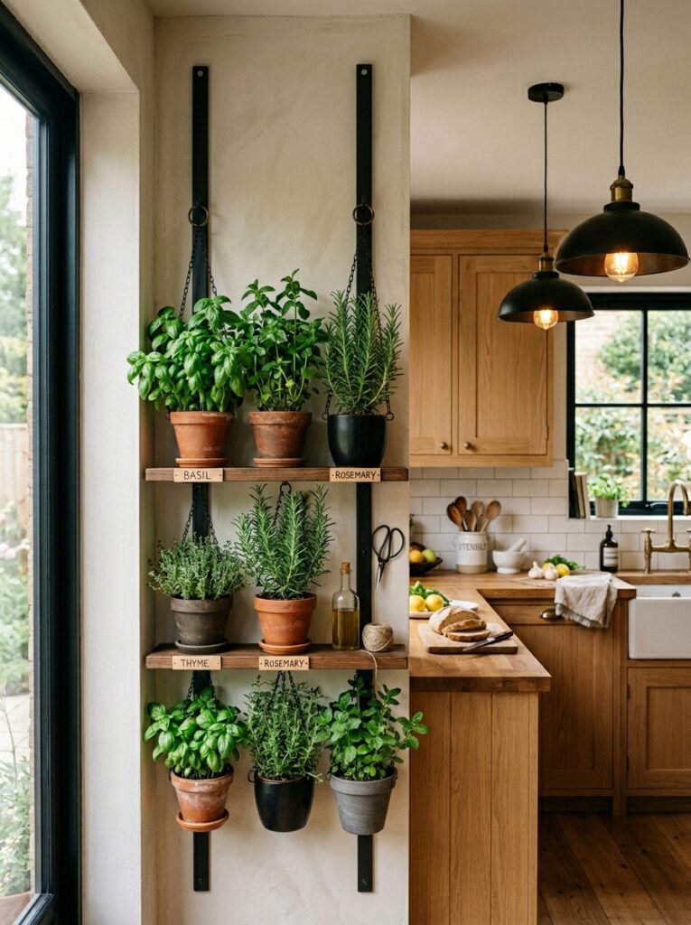kitchen with herb garden wall 202605191453