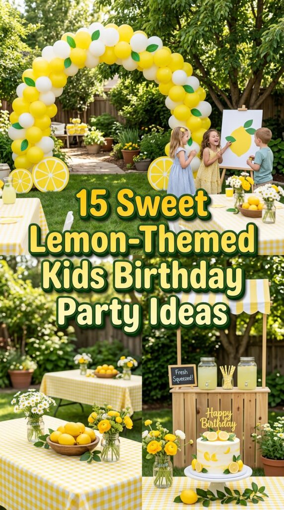 lemon themed kids birthday party 202605302151