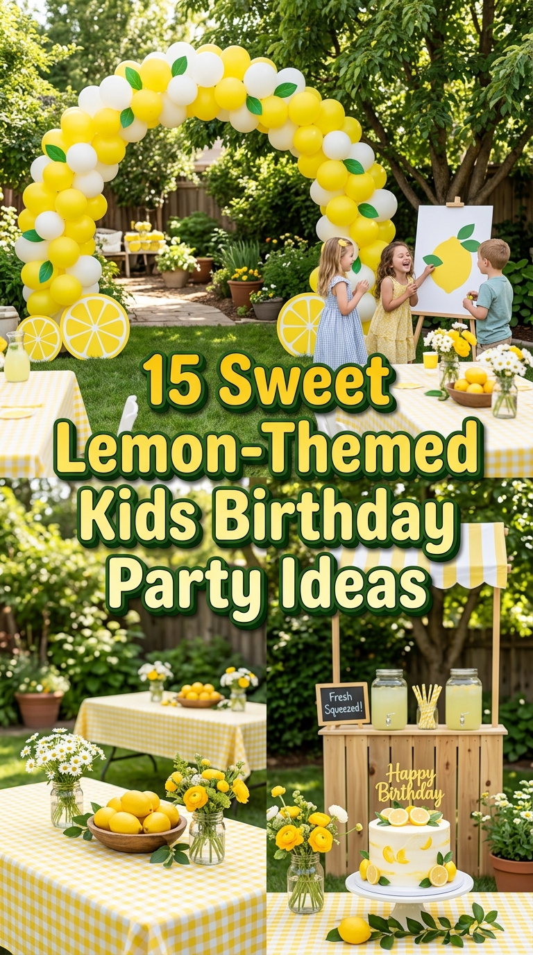 lemon themed kids birthday party 202605302151