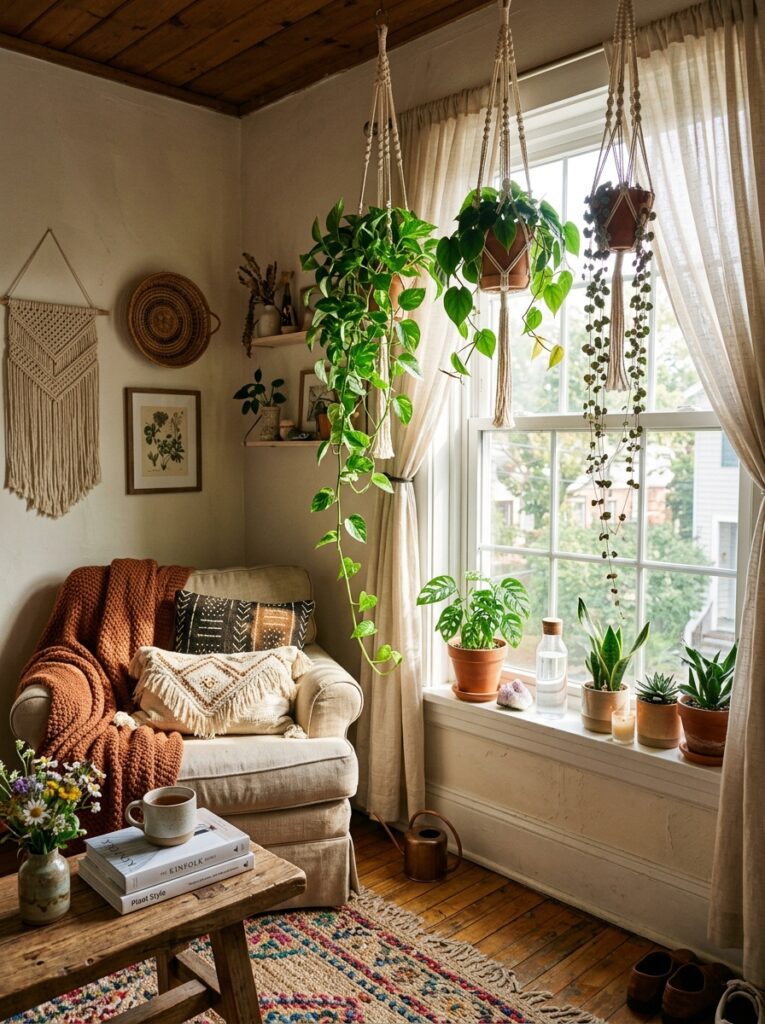 living room with indoor plants 202605151451