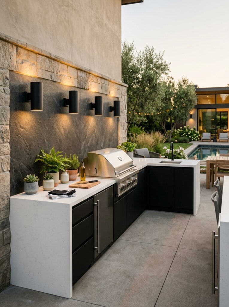 minimalist outdoor kitchen white… 202605191523