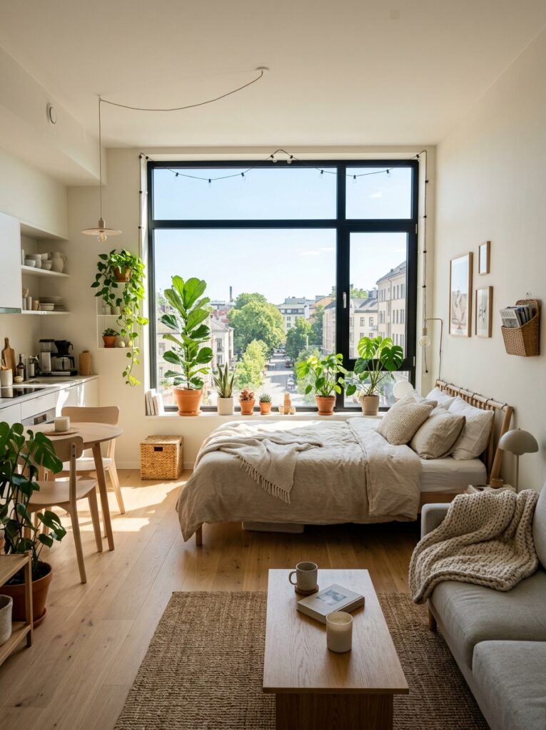 modern studio apartment neutral … 202605271452