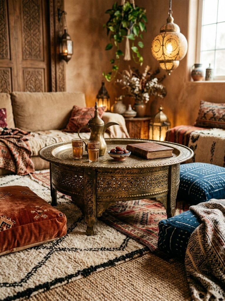 moroccan brass coffee table decor 202605202203