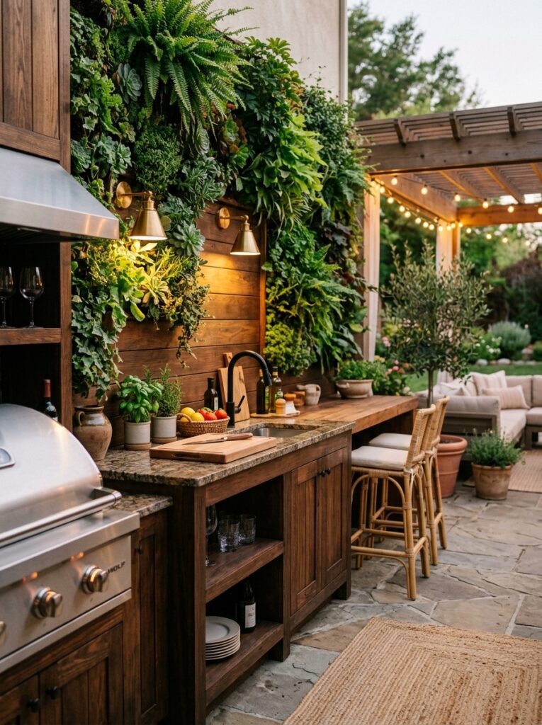 outdoor kitchen with vertical ga… 202605191537