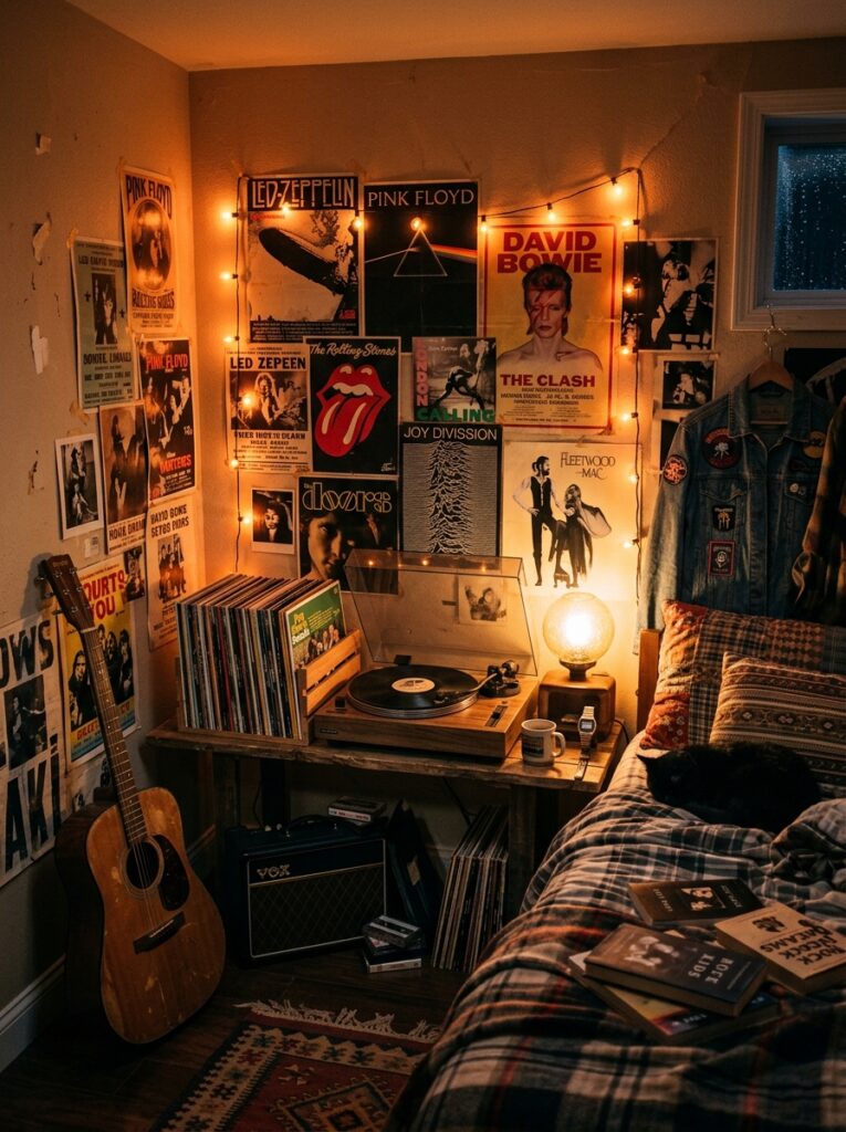 retro rock bedroom vintage posters 202605261109