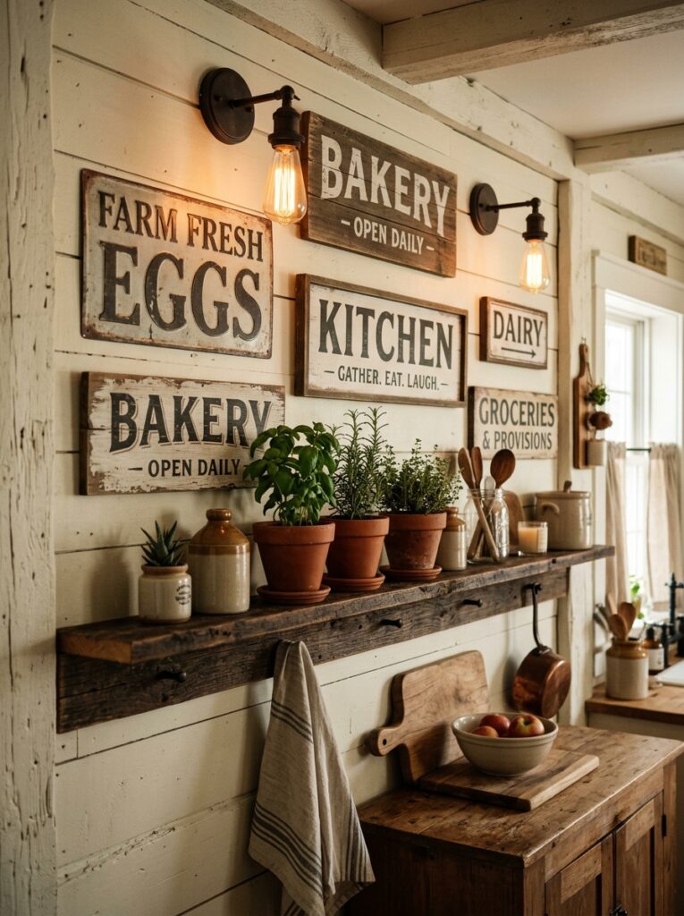 rustic kitchen wall decor vintag… 202605191456