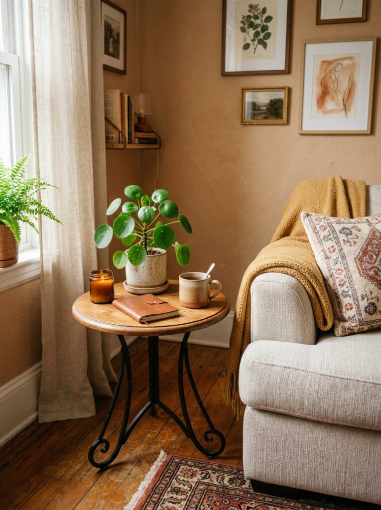 side table with plant beside 202605151503