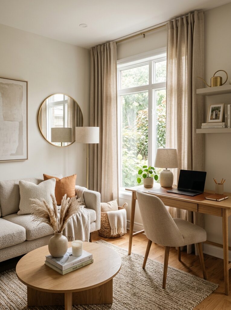 elegant living room office setup 202606031437