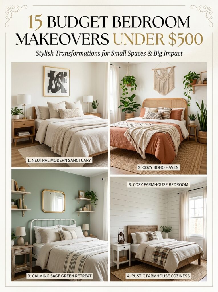 four bedroom makeovers under $500 202606101422