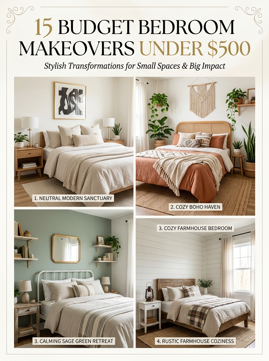 four bedroom makeovers under $500 202606101422