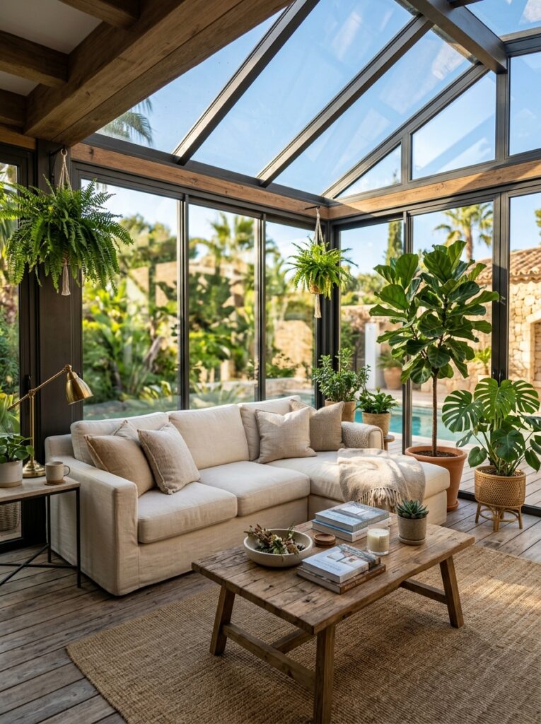glasshouse terrace lounge with sofa 202606091505