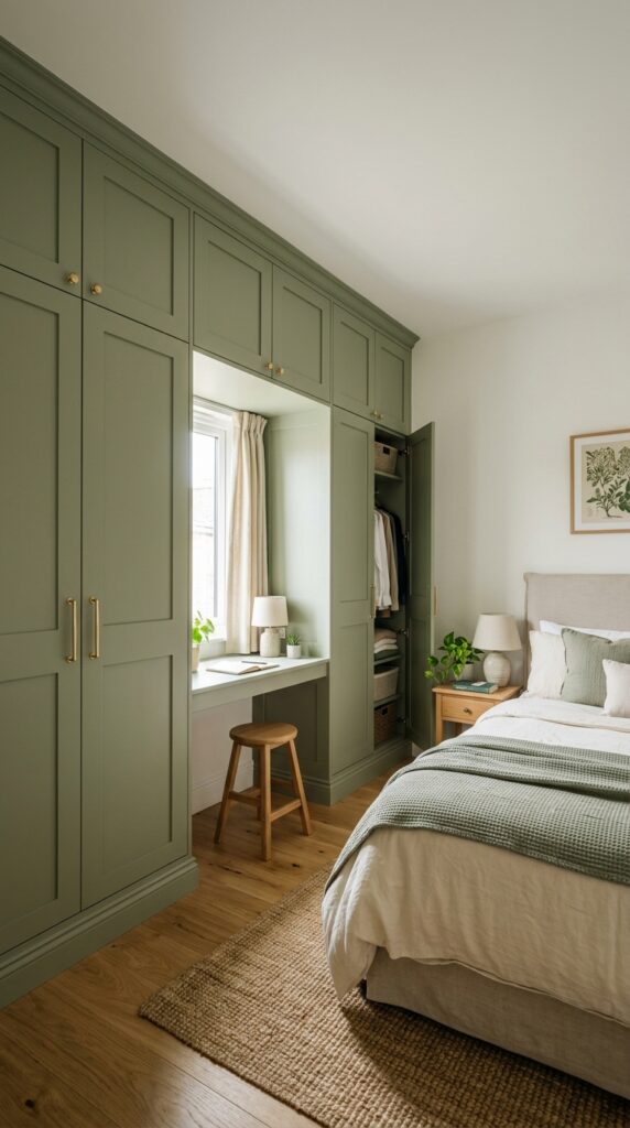 sage green wardrobes small bedroom 202606021505